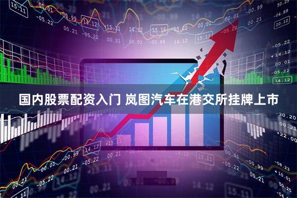国内股票配资入门 岚图汽车在港交所挂牌上市