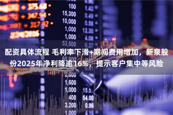 配资具体流程 毛利率下滑+期间费用增加，新泉股份2025年净利降逾16%，提示客户集中等风险